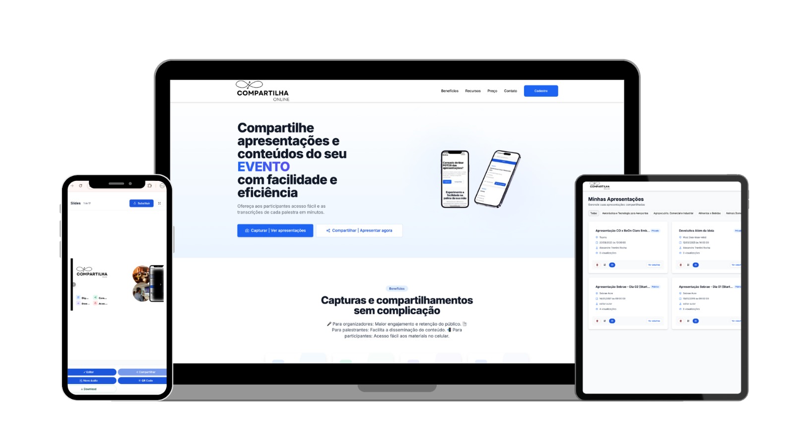 Mockup da aplicação